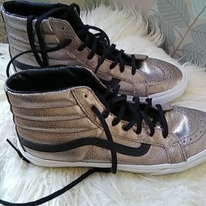 Vans sk8hi bronze Women's sz 10